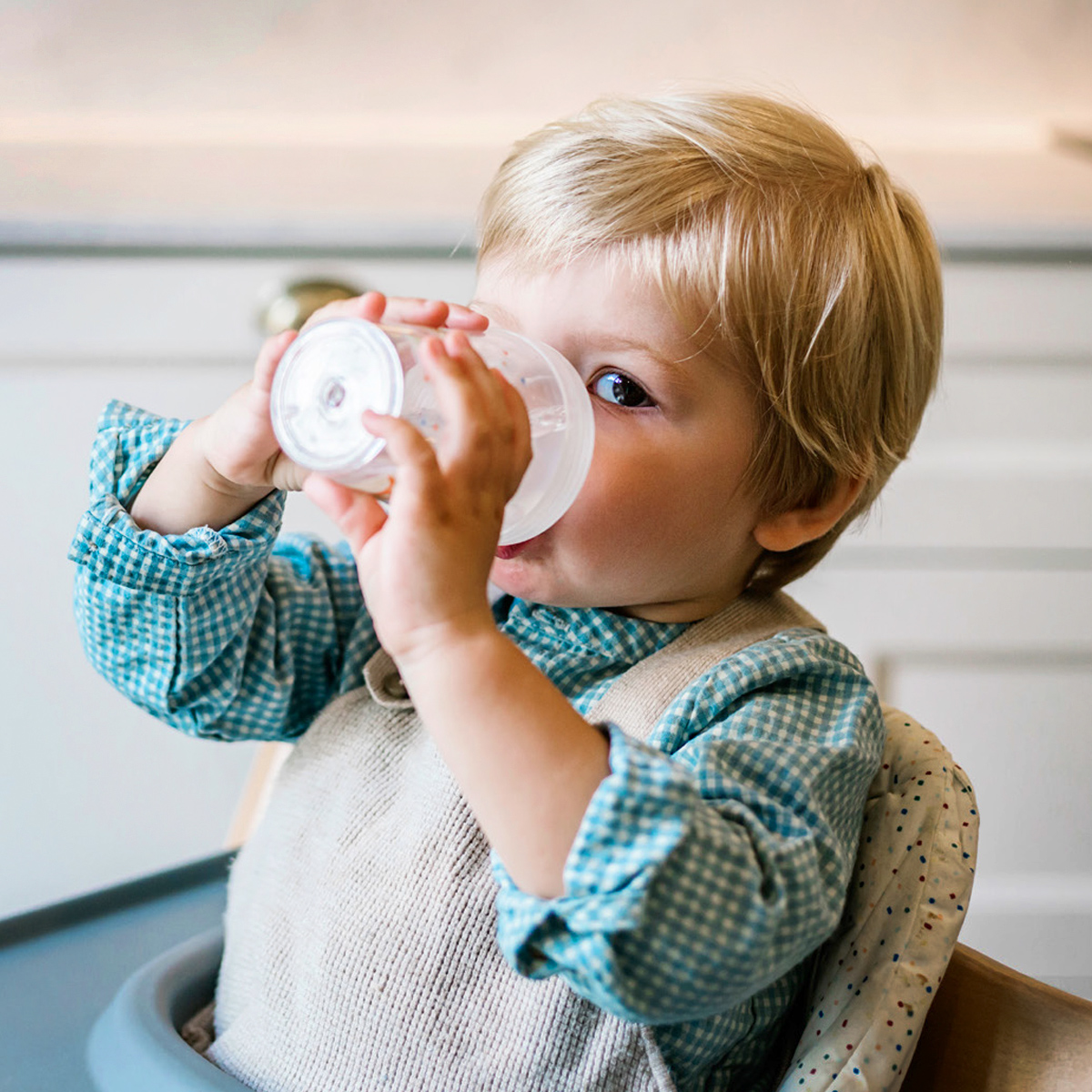 Child drinking milk